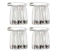 QHFlashbuy 40 Pcs Imperdibles de Seguridad,Pasadores de Acero Inoxidable,Imperdibles Grandes para Utilizarlo en Accesorios de Costura,Mantas,Lona,Cuero,Faldas