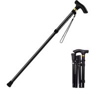 QHFlashbuy Bastones de Marcha,Bastones Plegables para Mayores,Bastones para Caminar Ancianos,Bastón Aluminio,Ajustable en Altura Bastones para Mayores Extensible