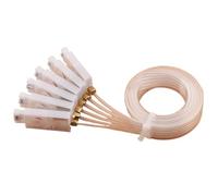 QHGLTHO Compatible con Filtro Amortiguador de Tinta Epson XP600 TX800 con Manguera de Tubo de 6 Colores de 2 m(4x3mm)