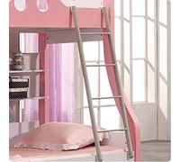 QHLIANGL Escalera de Repuesto para litera Plateada - Escaleras para literas para autocaravanas, dormitorios y lofts, Escalera de Cuerda para Adultos Mayores, Escalera de Gancho para Cama de Cabina d