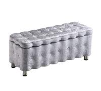 QHLMLL Banco otomano tapizado de terciopelo para sala de estar y dormitorio con asiento de forro polar de hielo, asiento de ventana de color rosa, reposapiés para pasillo, entrada, cambiador de