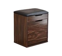 QHLMLL Banco zapatero, organizador de almacenamiento de zapatos para el hogar, zapatero con puertas abatibles, armario organizador de almacenamiento de zapatos independiente, gabinete de