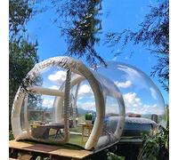 QHLMLL Carpa Inflable Transparente Tipo Domo para Actividades al Aire Libre, Resistente al Viento Acampar, Ideal para exhibiciones publicitarias en centros Comer