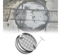 QHLMLL Cubiertas Decorativas para fosas sépticas enterradas de 60 cm para Caminos de jardín, Tapas de Registro integradas con Marco y Gancho de elevación, Tapas de Drenaje Redon