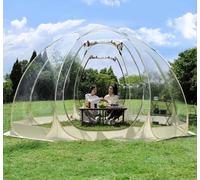 QHLMLL Tienda de campaña Tipo iglú para jardín, Ventana Transparente de 360°, Carpa Plegable Tipo Domo, Tienda de campaña para Exteriores, casa Familiar portátil, para 2-5 Perso