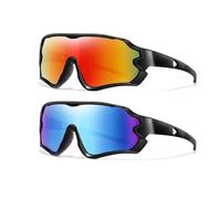 QHMMDCN Gafas Ciclismo 3-8 Years Old Boys And Girls Riding Outdoor Sports Kids Cycling Sunglasses UV400 Children Camping Goggles Fishing Bike Eyewear(AK2-3)