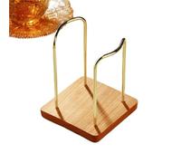 QHMMDCN Portavasos De Papel Cup Storage Holder Water Tea Cups Dispenser Rack Shelf With Wooden Base Mug Display Stand Home Organizer(Color 3)