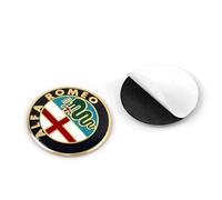 QHNSVFG 4 Paquete de Pegatinas para Tapas de Ruedas para Alfa Romeo Giulia Stelvio Junior Elettrica, Decorativa Emblema Badge Pegatina Auto Pegatinas de Rueda,50mm-Normal