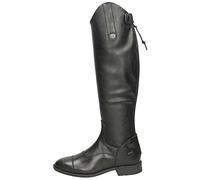 QHP Birgit - Botas de equitación para mujer, piel sintética, ancho de la pantorrilla, Negro , 39 EU