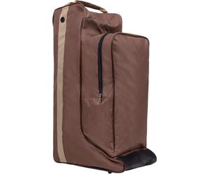 QHP Bolsa Combinada para Botas de Montar y Casco - Marrón/Beige QHP