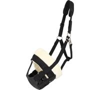 QHP Bozal de Pastoreo de Piel, Negro - Cob QHP