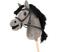 QHP Brida sin Bocado para Hobby Horse, Negro - 1 pieza QHP
