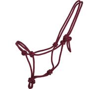 QHP Cabezada Anudada Basic, Bordeaux - Mini Shetty QHP