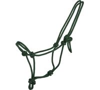 QHP Cabezada Anudada Basic, Verde Oscuro - Mini Shetty QHP