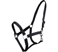 QHP Cabezada con Hebilla Deslizante, Negro - Mini-Shetty QHP