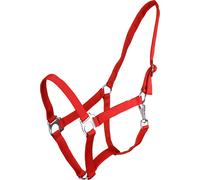 QHP Cabezada con Hebilla Deslizante, Rojo - Mini-Shetty QHP