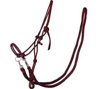 QHP Cabezada de Cuerda con Riendas, Burdeos - Shetty QHP
