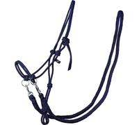 QHP Cabezada de Cuerda con Riendas, Navy - Pony QHP