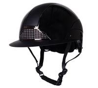 QHP Casco Miami con Visera Polo, Negro - 57-59 QHP