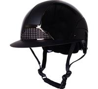 QHP Casco Miami con Visera Polo, Negro - 51-55 QHP