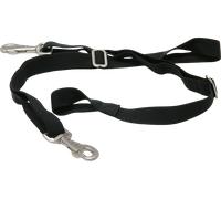 QHP Correas Elásticas para Extremidades, Negro - 2 piezas QHP