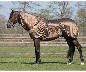 QHP Manta Anti-Dermatitis, Marrón - 145 cm QHP