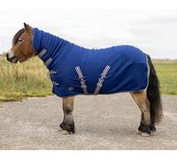 QHP Manta de forro polar Shetty (90 cm), color azul