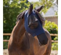 QHP Máscara Anti-Moscas Super Bug con protección para la nariz, azul marino - Full QHP