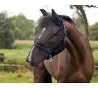 QHP Máscara Antimoscas con Protección Nasal Extraíble, Negro - Shetty QHP