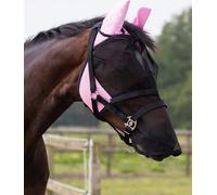 QHP Máscara Antimoscas con Protección Nasal Extraíble, Rosa - Full QHP