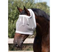 QHP Máscara Antimoscas sin Orejas, Gris - Mini-Shetty QHP