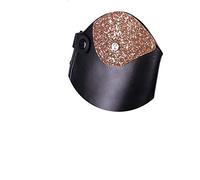 QHP Parte superior de doma intercambiable para botas de equitación Romy de piel con cierre de velcro, varios diseños, Rosa brillante, 38 EU