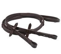 QHP Riendas para Caballos de Goma Blanda con topes