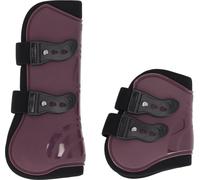 QHP Set de Protectores de Trabajo, Maroon - Pony QHP