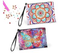 Qhpbuy Diamond Painting para Niños, 2 Piezas Kits de Manualidades para Niños de 7 a 8 a 9 a 10 años,Regalo Niña 6-12 Años, Kit de Pintura Artística con Diamantes,Regalos de Cumpleaños para Niñas
