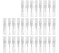 Qhpnunhq 80 Unidades de Botella Pulverizadora de PláStico Transparente de 3ML, PequeñO Embalaje CosméTico, Atomizador, de Perfume, Atomizador, LíQuido Que Contiene