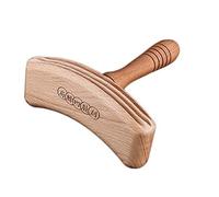 Qhpnunhq Masajeador Manual Varilla Raspadora GuaSha Madera para la Cara Posterior del Cuello Herramienta Alivio del Punto Acupuntura del Meridiano del Cuidado PortáTil