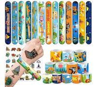 qhqqwzxqc 96 piezas de recuerdos de fiesta de campamento con 24 pulseras de camping, 72 tatuajes temporales de campamento para verano, senderismo, aventura, regalos de aventura, decoraciones de fiesta