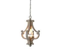 QHQQXN 1 Light Mini Vintage Chandelier For Home Entryway,Rustic Children's Room Chandelier,Adjustable Shabby Chic Farmhouse Pendant Lighting For Living Room Bedroom-Vintage to Make Old Colors 37 *