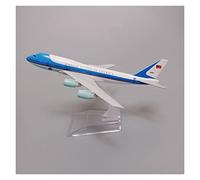 QHQQXN 16 cm para Air Force One Airlines Boeing B747-400 Airbus Metal Fundido a presión avión Modelo avión Playkits