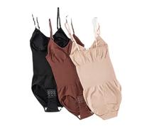 QHQQXN 3 Piece Suits Built-in Bra Tummy Control Butt Lift Open Crotch Body Shaper for Womens Shapewear Tank Top