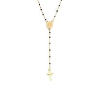 QHQQXN Accesorios para niñas Collar de Plata de Ley 925 con Cruz pequeña para Mujer, Colgantes de Cruz pequeños, Cadena de Cable de eslabones religiosos con Cruz Lateral, Collar de Cruz Delicado para
