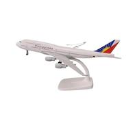 QHQQXN Avión de Juguete de Metal de aleación fundida a presión, 20cm, para PhilippineBoeing 747 Air Airbus B747, con Tren de Aterrizaje, colección de pasatiempo, Juego de Juego