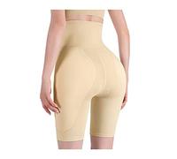 QHQQXN Body Shaper Shorts for Women Tummy Control Lifter High Waisted Shapewear Panties with Removable Butt Hip Pads