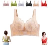 QHQQXN Bra - Daily Comfort Elegant Bras with Powerful Lifting & Shaping Wireless Push Up Bra with Full Coverage