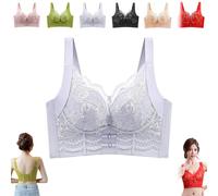 QHQQXN Bra - Daily Comfort Elegant Bras with Powerful Lifting & Shaping Wireless Push Up Bra with Full Coverage