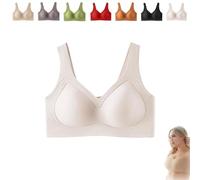 QHQQXN Bra Strip Wireless Push-Up Bra for Women Seamless Soft Comfort Lifting Wire- Bra