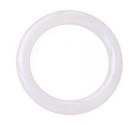 QHQQXN Brazalete de Jade Blanco Natural de Grado A, Pulsera Hecha a Mano, joyería de Moda para Mujer y niña, 54-56mm