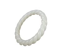 QHQQXN CCXXYGWJ Brazalete de Jade para Mujer Brazalete de Jade de la Suerte Pulsera de Jade de Moda Pulsera de Riqueza China Cumpleaños