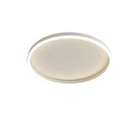 QHQQXN Chandelier 15.7in Round Simple Room Close to Ceiling Lamp 3000K/4500K/6000K Ceiling Light LED 25W Energy Saving .(White)